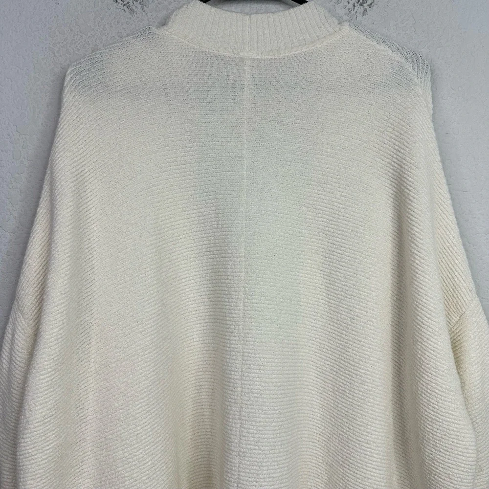 Free People Sweater Women S Beige Knit Oversized Textured Boho Neutral Lagenlook